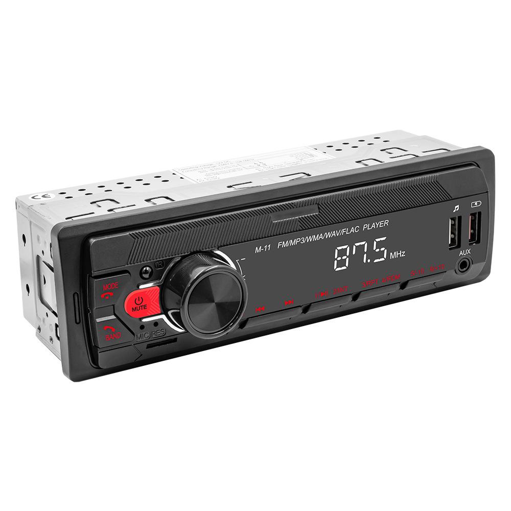 Car MP3 Player BT Stereo Receiver FM Radio Hands-Free Calling Support USB Charging U-Disk/TF Card/AUX-IN Voice Assist