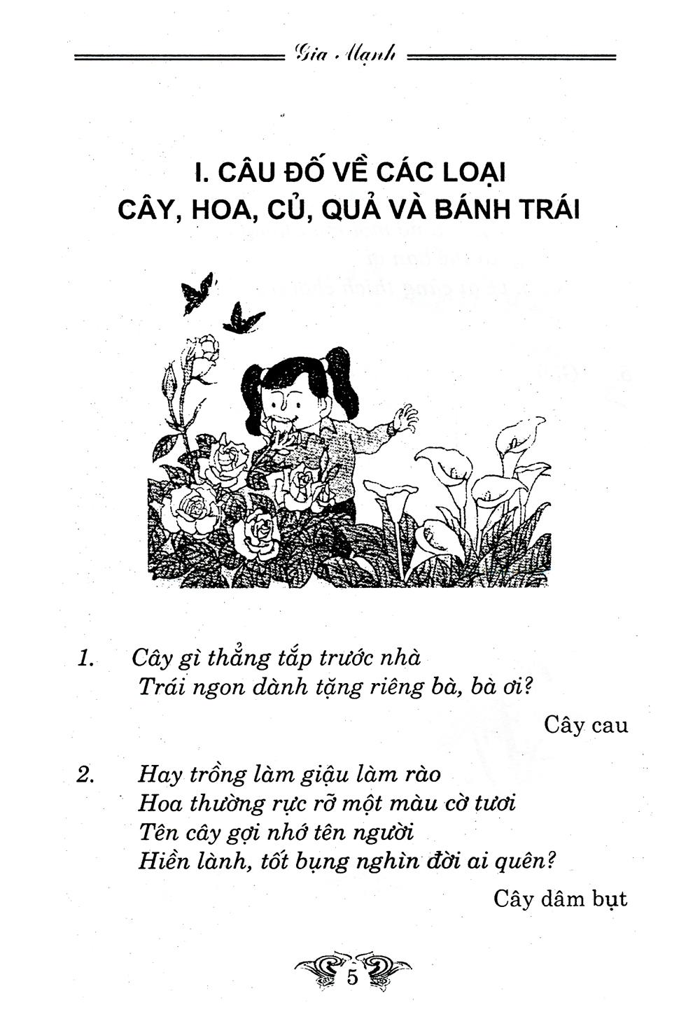 Câu Đố Tuổi Thơ