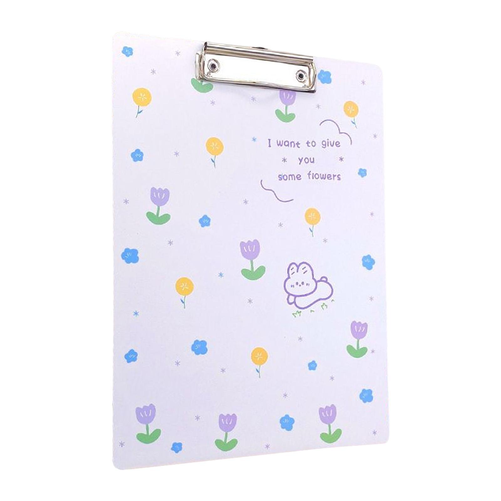 2PCS Cute Clipboard Fastener File Folders Gifts Creative for Home Office