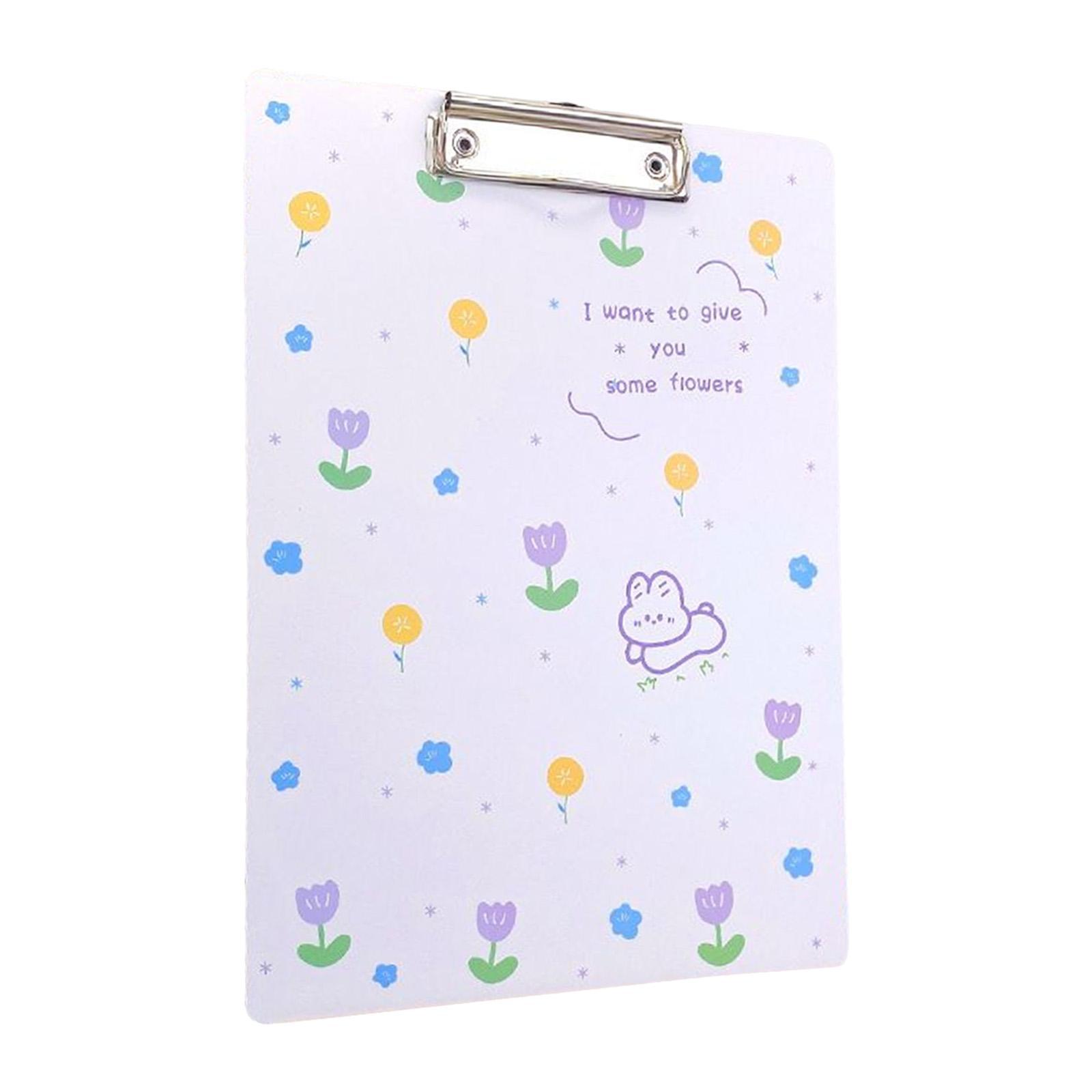 2PCS Cute Clipboard Fastener File Folders Gifts Creative for