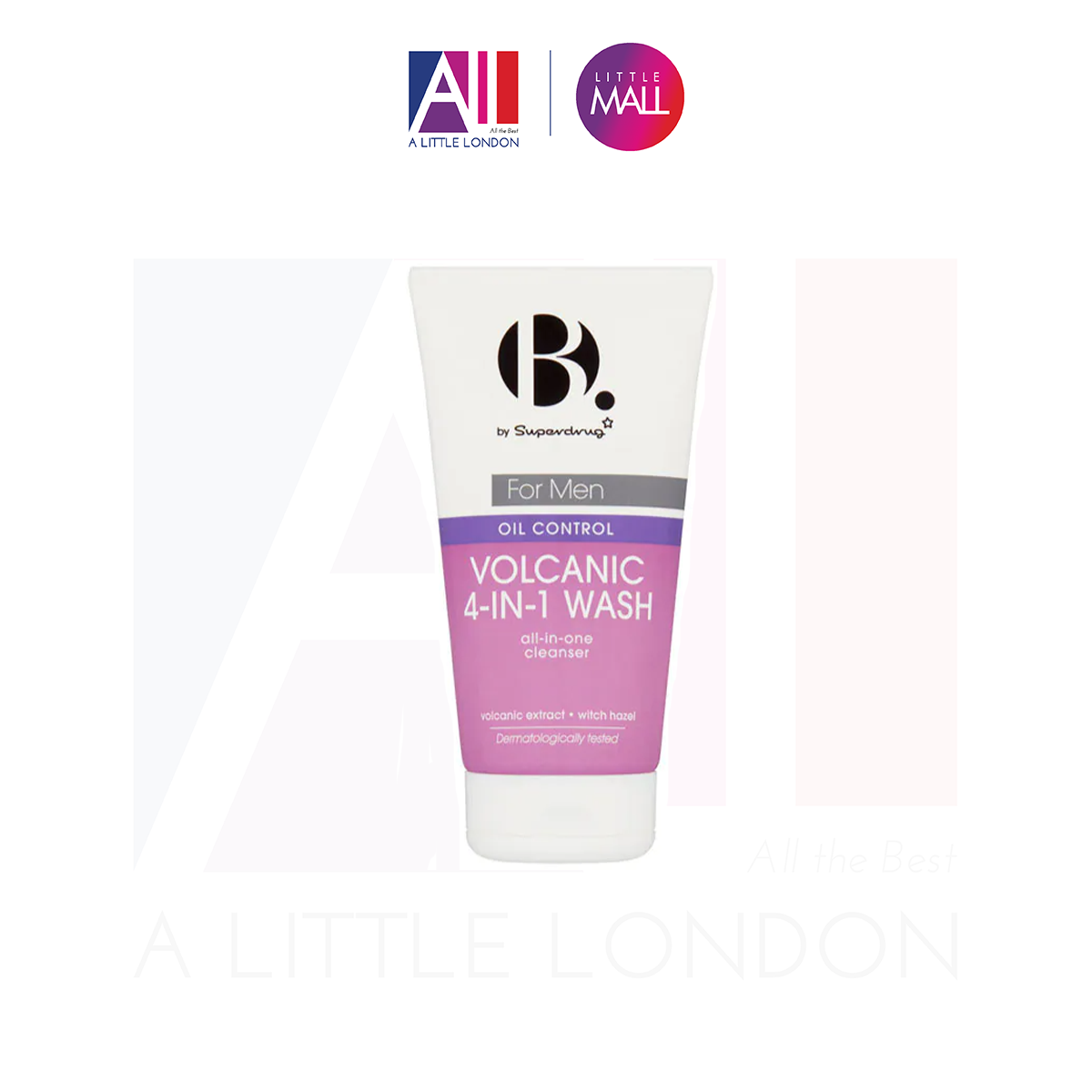 Sữa rửa mặt dành cho nam B.Men Oil Control Volcanic 4 In 1 Wash 150ml