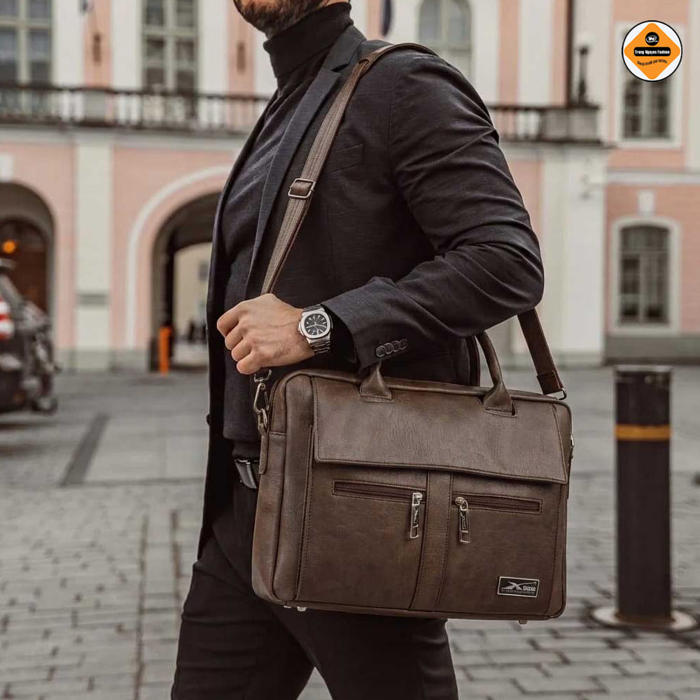 Cặp Công Sở Xbags Lavish – Cặp Laptop Cao Cấp Da Si Extra, Thiết Kế Sang Trọng Lịch Lãm Bền Bỉ XB 4301!