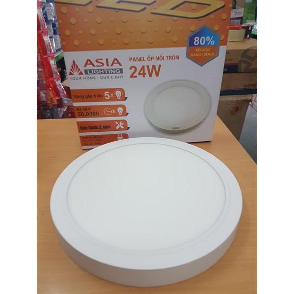 Đèn led 18w,24W ốp nổi Asia-hình tròn và hình vuông hàng chính hãng bảo hành 2 năm