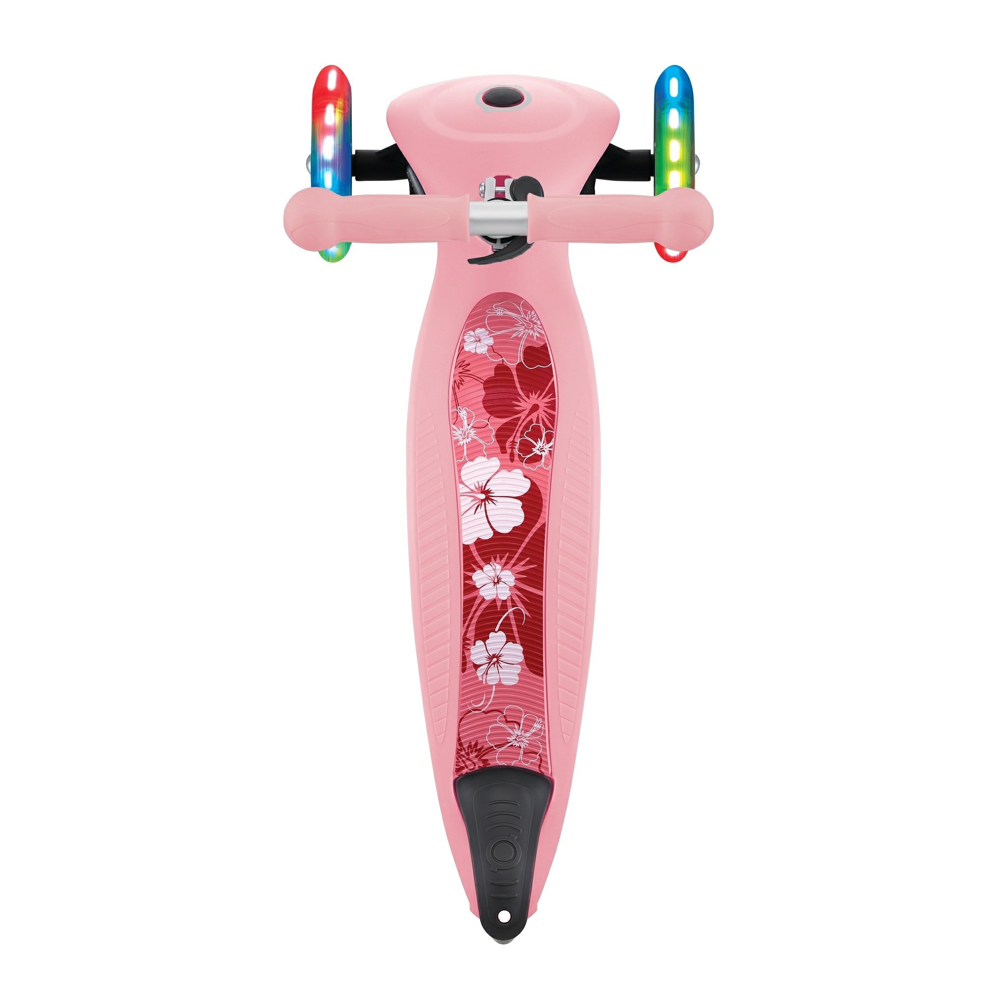 Xe Trượt Scooter 3 Bánh Gấp Gọn Có Bánh Xe Phát Sáng Globber Junior Fantasy Cho Trẻ Em Từ 2 Đến 6 Tuổi - Hồng Pastel Có Họa Tiết