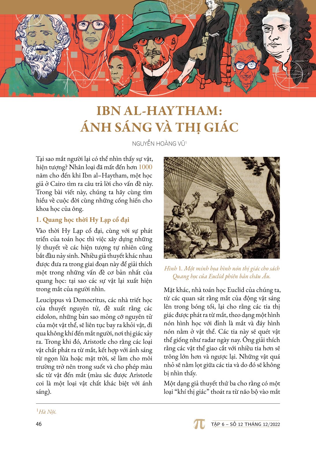 Tạp chí Pi- Hội Toán học Việt Nam số 12/ tháng 12 năm 2022