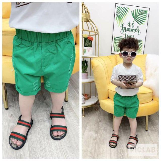 (size 18-33kg)Quần Kaki đùi Cho Bé