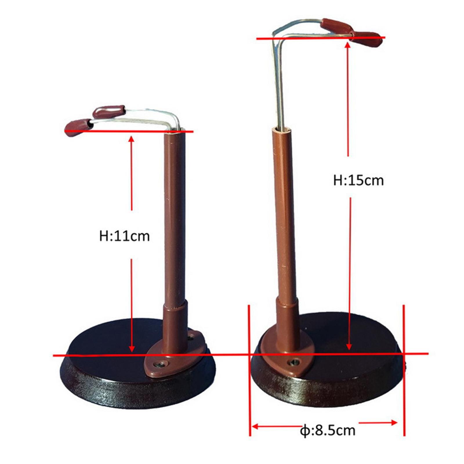 Doll Display Stand Holder,Prop up Girl Dolls with Stainless Steel Base,Doll Model Support Frame