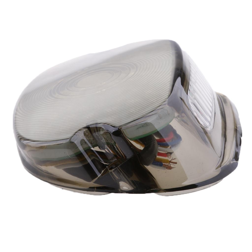Smoke LED Tail Brake Turn Light for 91-10 Sportster Lay Down