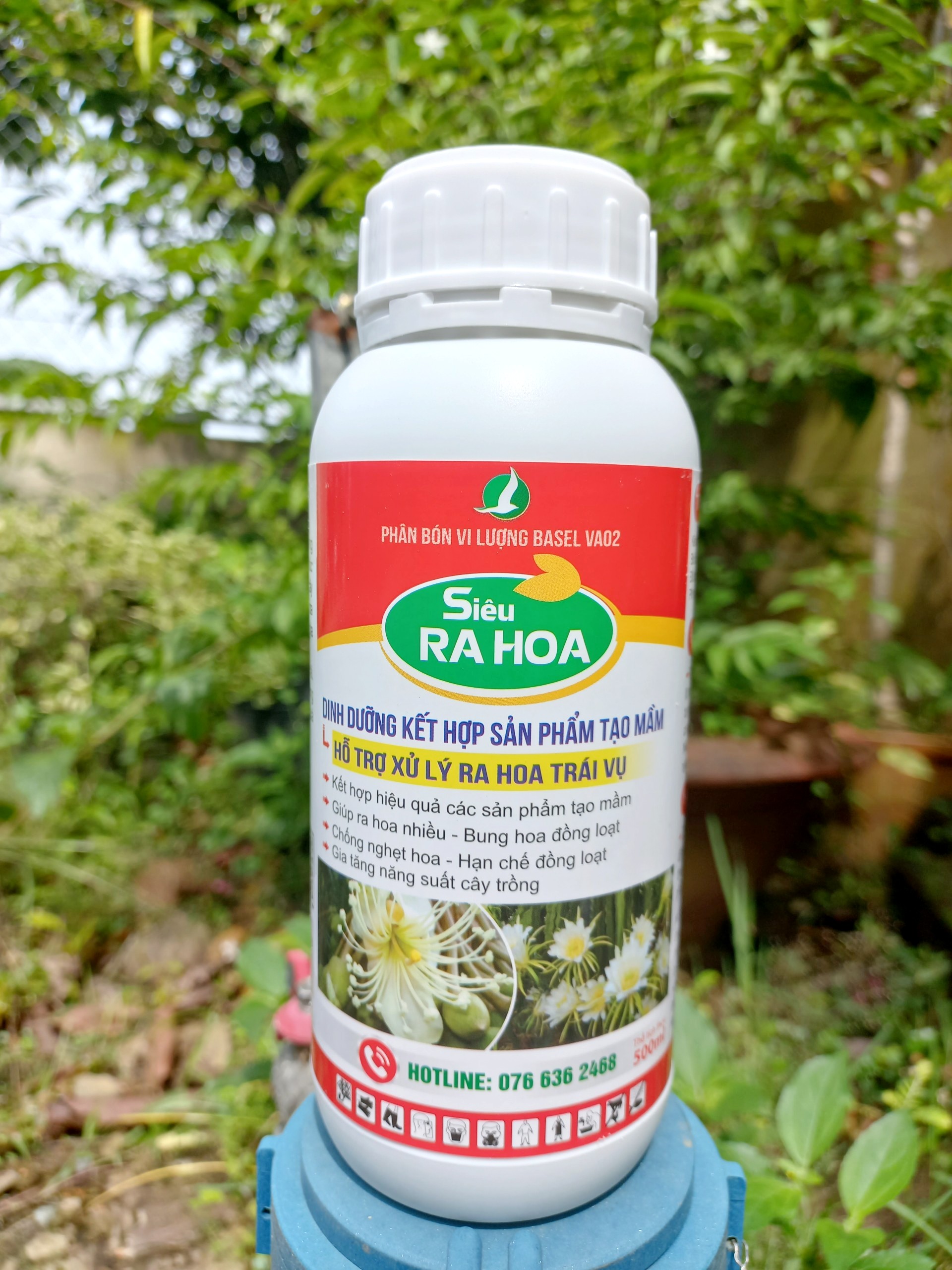 SIÊU RA HOA 500ML - PHÂN BÓN LÁ KÍCH THÍCH RA HOA, KÉO MẦM HOA RA MẠNH HƠN, ĐỒNG LOẠT