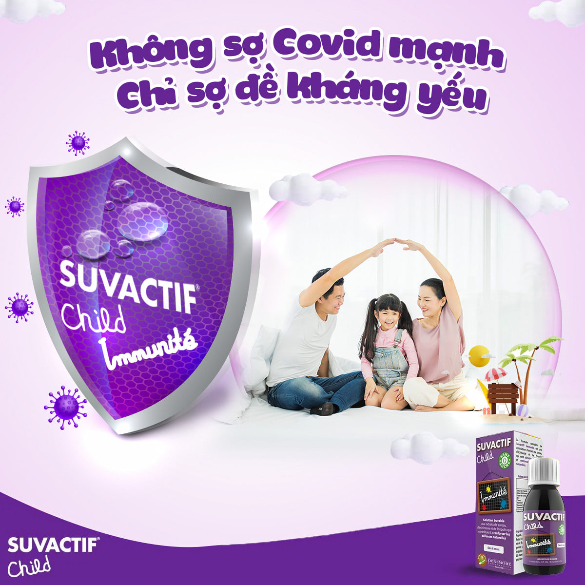 Siro Tăng Đề Kháng Suvactif Immunité: Thực Phẩm Bảo Vệ Sức Khỏe Cho Trẻ Từ 6 Tháng Tuổi Chính Hãng Pháp, Giúp Tăng Miễn Dịch, Ngừa Bệnh Về Đường Hô Hấp, Hết Ốm Vặt, Cải Thiện Tình Trạng Biếng Ăn, Chậm Lớn.