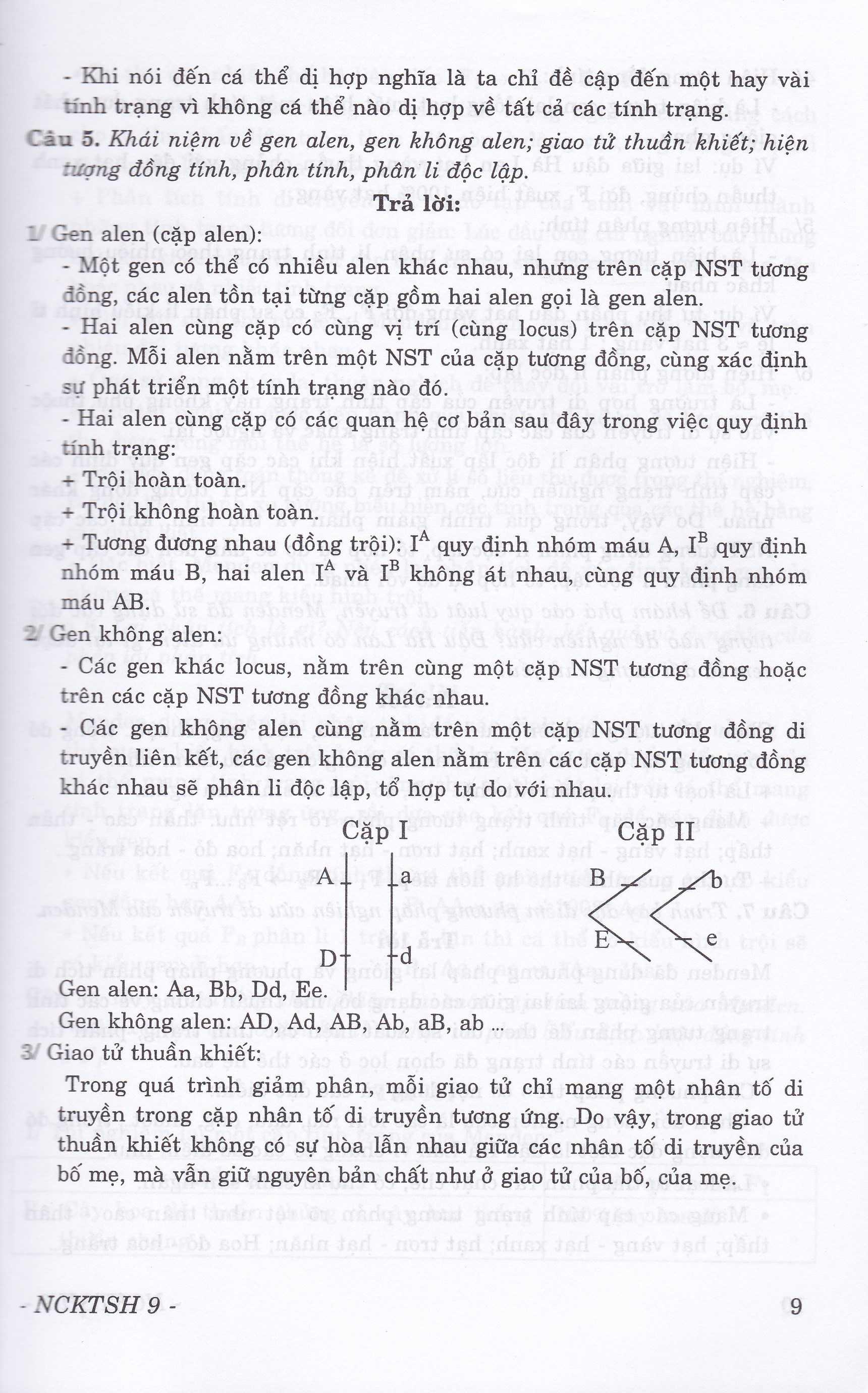 Nâng Cao Kiến Thức Sinh Học Lớp 9 (Tái Bản )