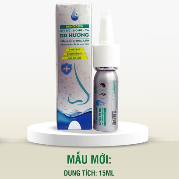 Dung dịch xịt mũi giảm viêm xoang viêm mũi dị ứng Dr hương Thanh Mộc Hương 15ml