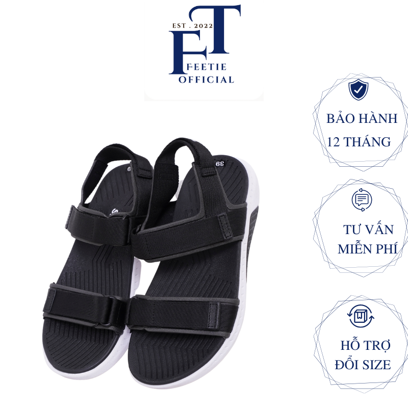 Dép Sandal Nam Nữ Shatto Quai Ngang/ Quai Chéo Mang Đi Học cao 4cm Đế Bằng (Có Sẵn)