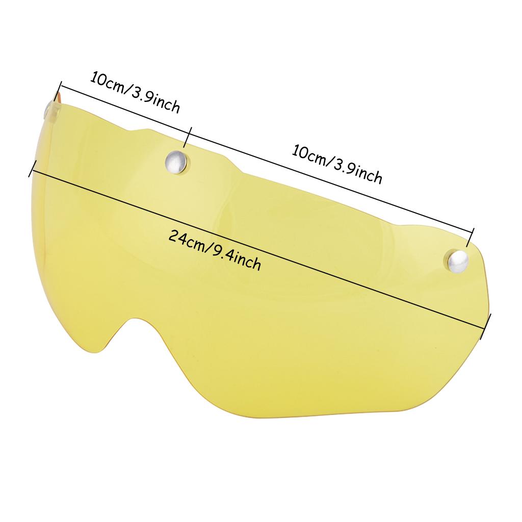 2Pcs Unbreakable Goggle Lens Bike Helmet Goggle Len Visor Lens