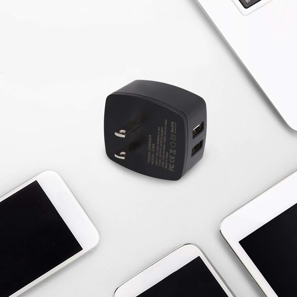 Cốc sạc nhanh 2 cổng USB Hoco C26A - Hàng chính hãng