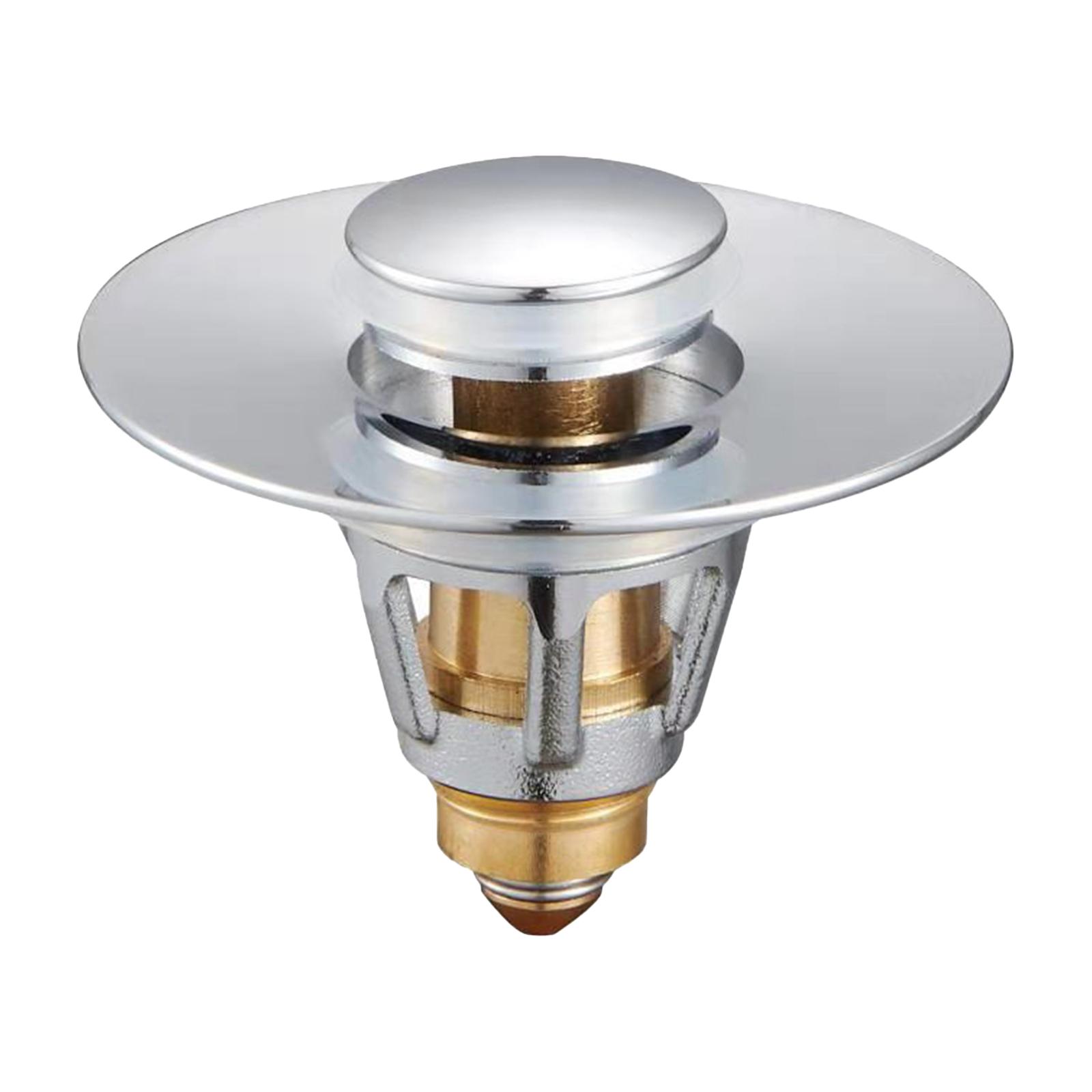 Nút lọc bật lên bồn rửa mặt lavabo nhà tắm bằng thép không gỉ, ngăn tóc và vật thể lạ, thoát nước
