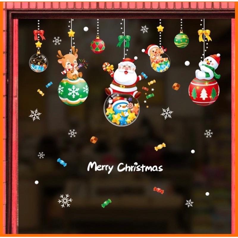 Decal dán tường Noel, tranh dán tường nhiều mẫu tổng hợp, trang trí phòng ngủ, phòng khách