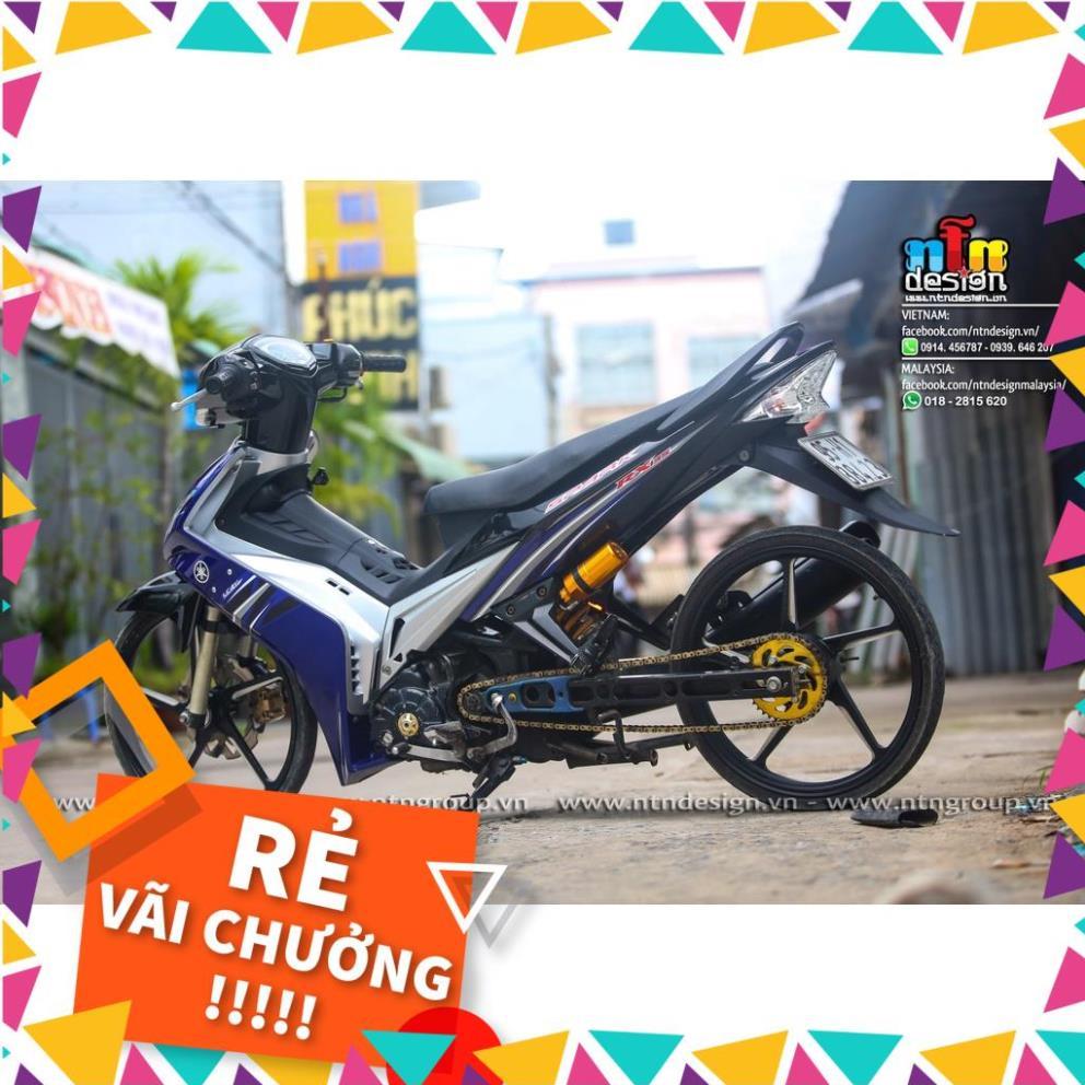 Tem Rời Exciter 2009 Mẫu Spark Xanh Đen