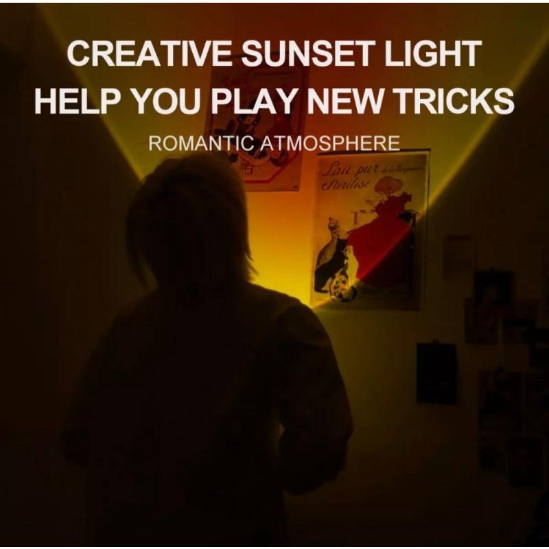 Bộ Đèn hoàng hôn Đèn sunset cầu vồng led tiktok