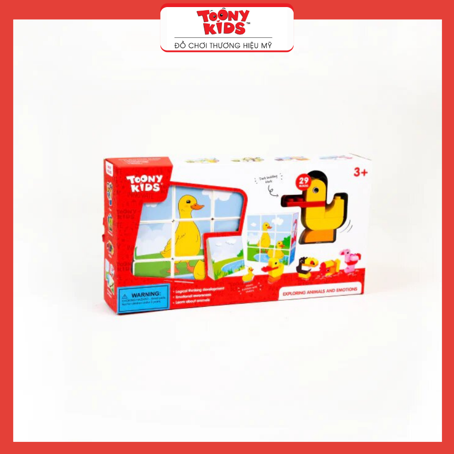 Đồ Chơi Khám Phá Cảm Xúc Và Thế Giới Động Vật TOONYKIDS - Exploring Animals And Emotion TN00222
