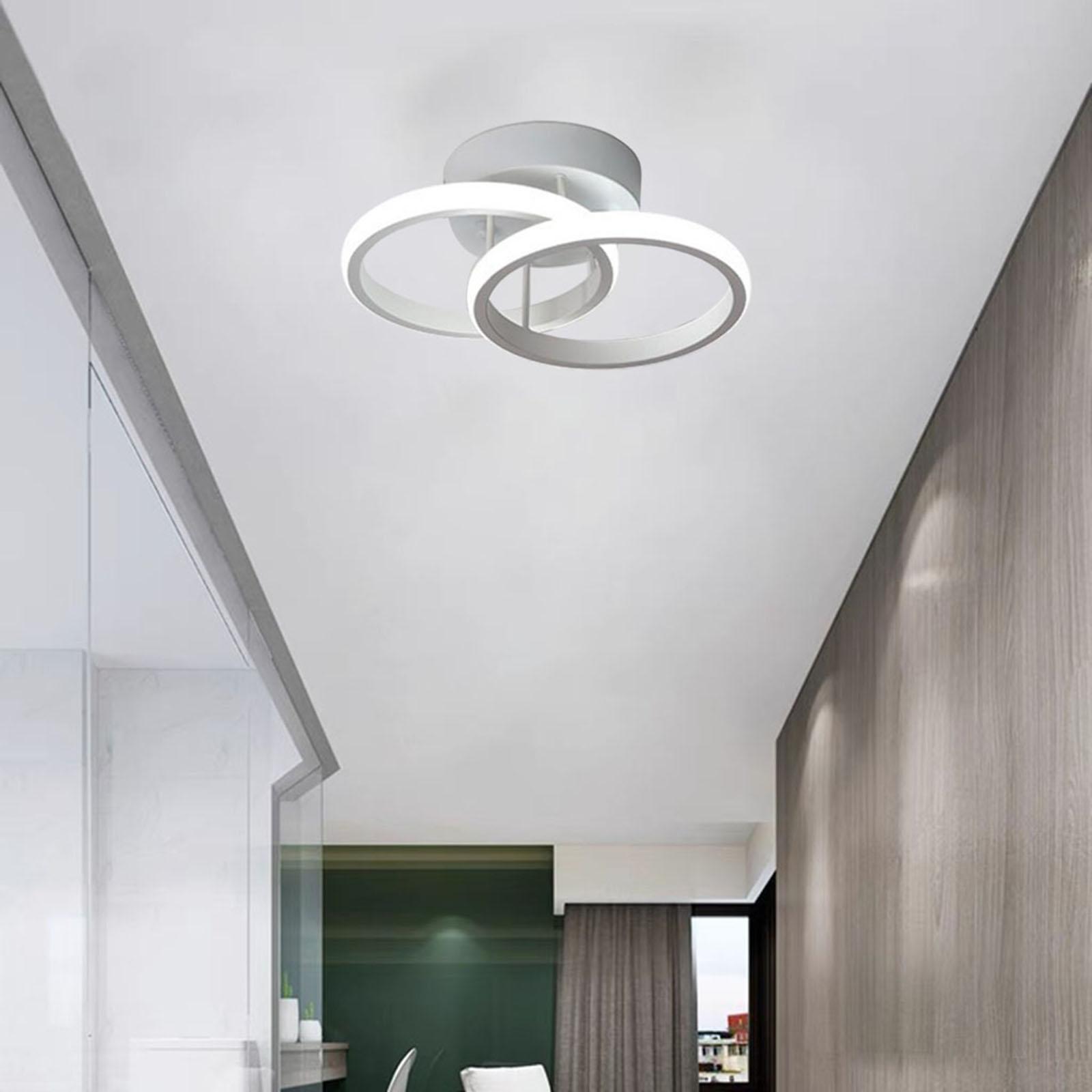 2x Modern LED Ceiling Lights Decorative Light Fixture for Hotel Apartment