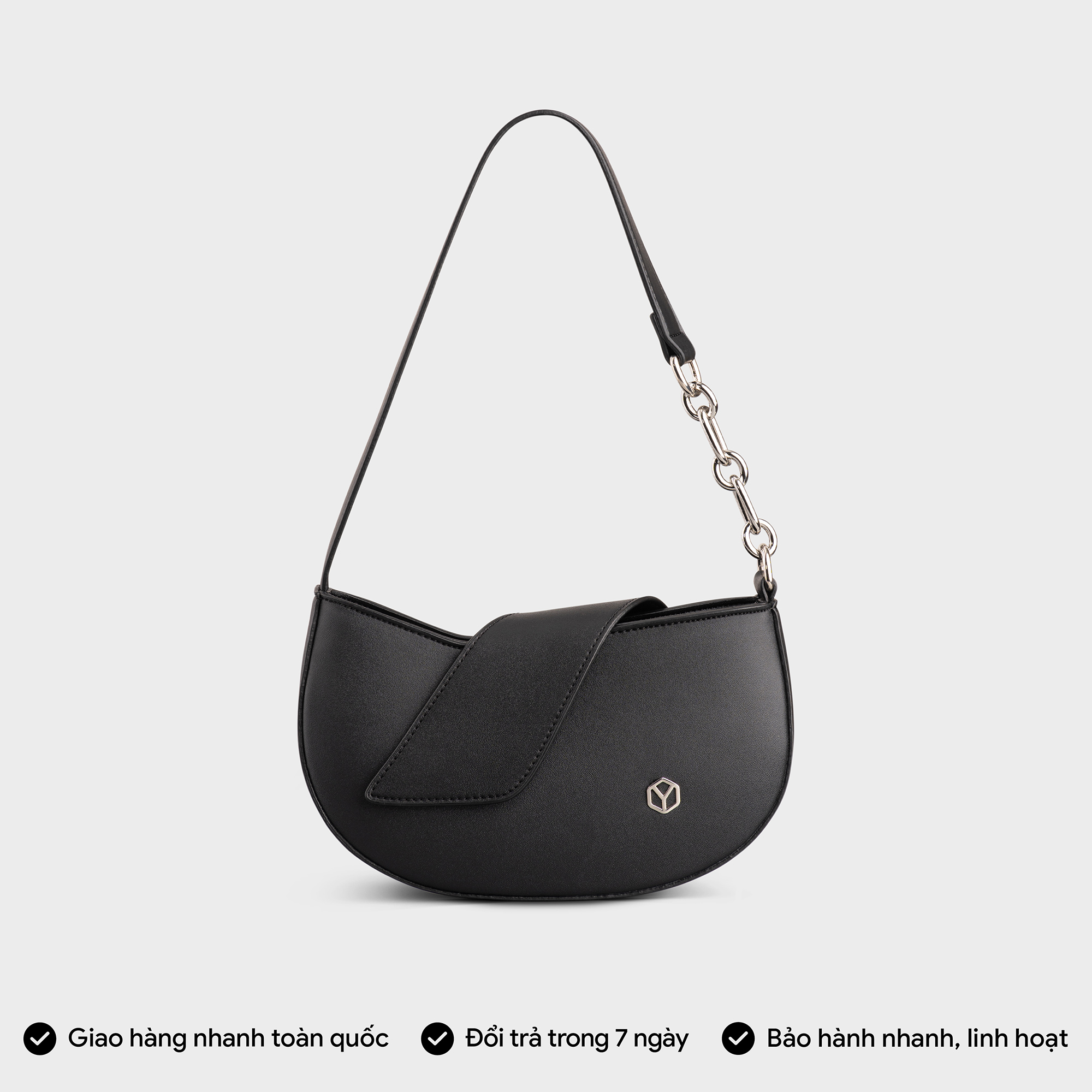 Túi Yuumy ( Thời trang nữ nhỏ cong size 22 - Túi đeo vai da Seasand YN194 )