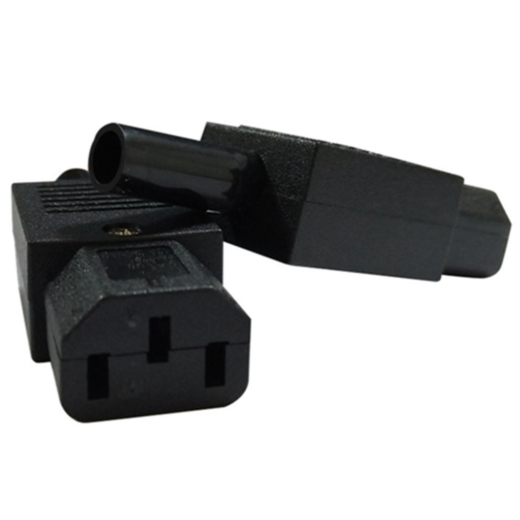 IEC320 C13 Power Supply Connector Socket Adapter Plug for IEC Power Cable,