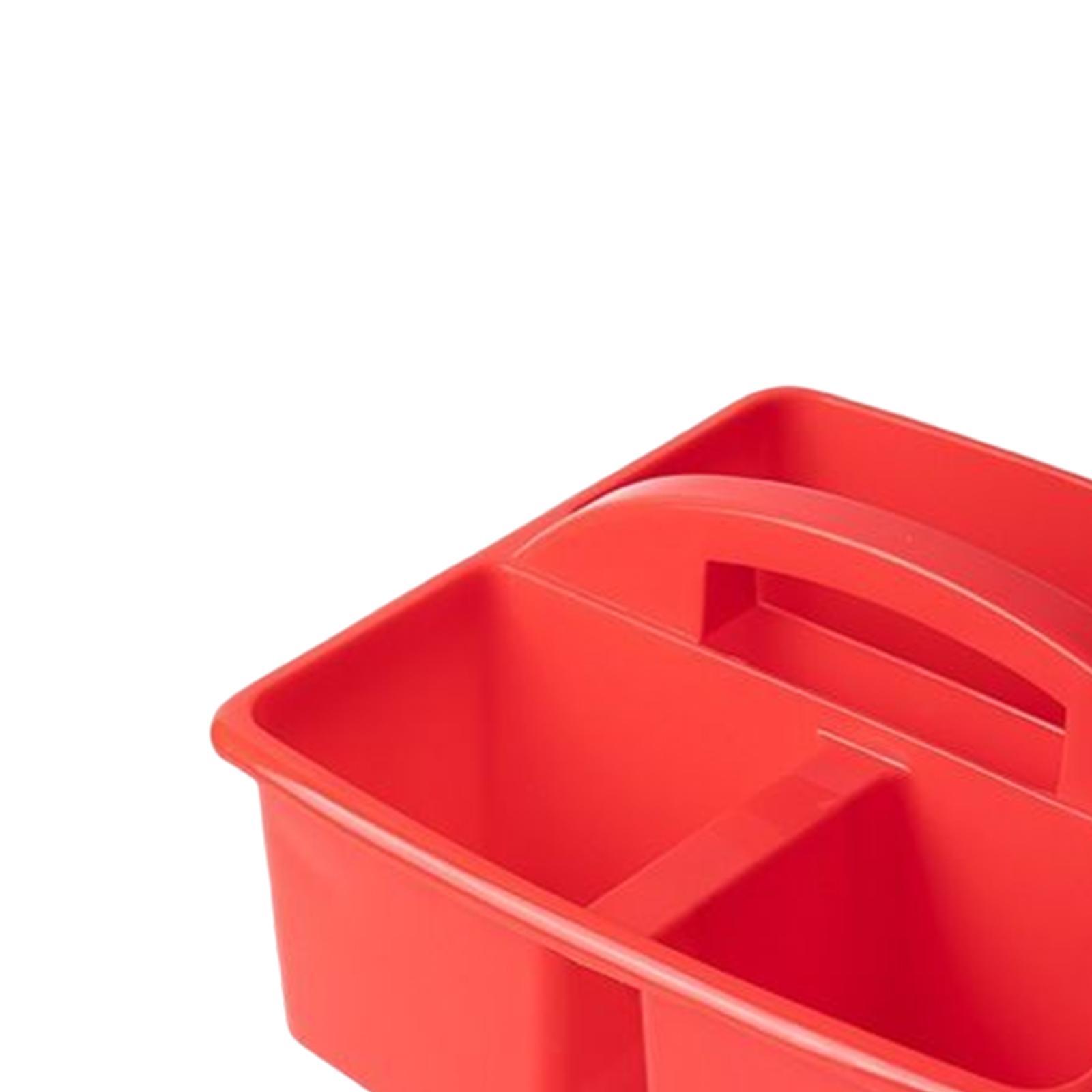 Desktop Caddy with Compartments Bin, Craft Organizer Case, Classroom Caddy