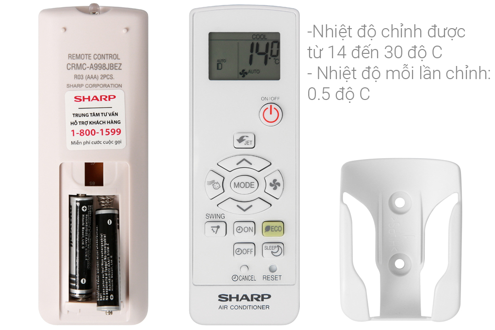 HÀNG CHÍNH HÃNG - Máy lạnh Sharp Inverter 1.5 HP AH-X12XEW - GIAO HCM