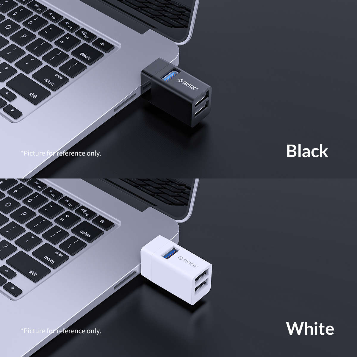 Hub usb 3 cổng USB 3.0 Orico MINI-U32L- Hàng Chính Hãng