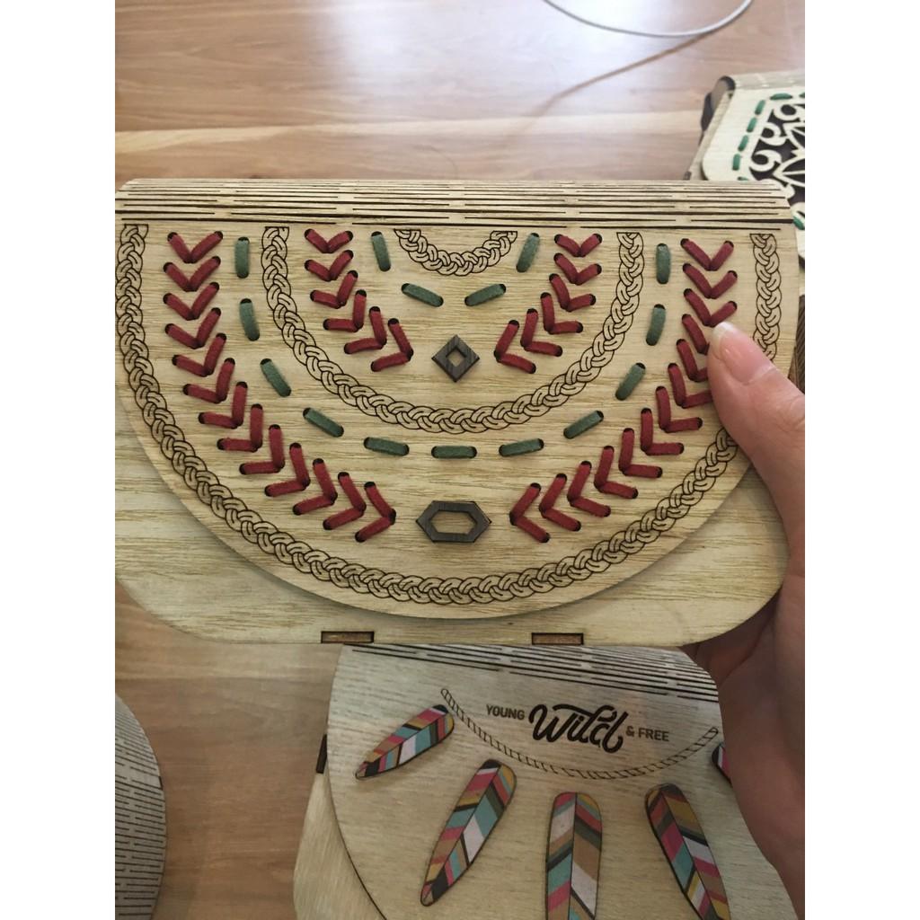 Túi gỗ hand made – Độc – Đẹp - Rẻ
