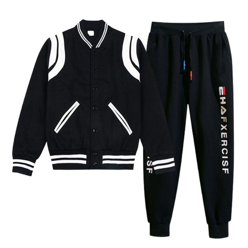 Set Bộ Đồ Nam Áo Khoác Bomber Teddy Kẻ Viền Vai Phối Quần Dài Jogger Thời Trang Zenkonu AO KHOAC NAM 046 + QUAN NAM 069