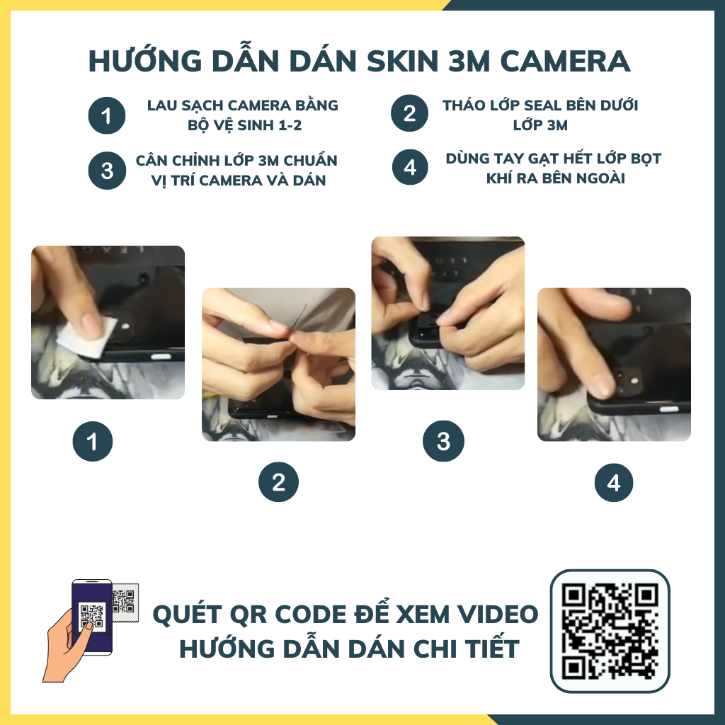 Miếng dán camera mi 12s ultra skin chống trầy xướt mua 1 tặng 1 phụ kiện huỳnh tân store