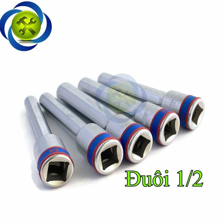 Bộ tuýp 1/2 loại dài 120mm Kingtony 4255 có 5 cái 08-10-12-13-14mm