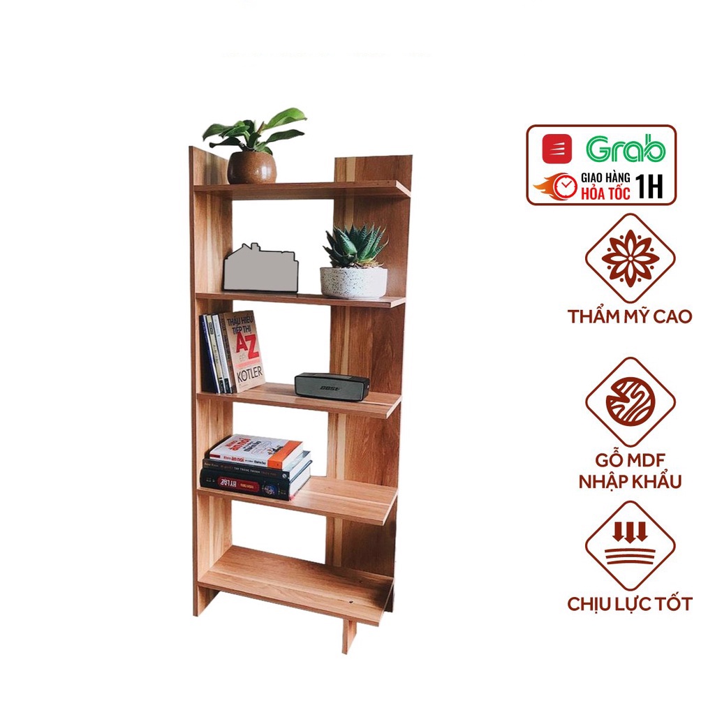 Kệ Sách Gỗ 5 Tầng Đa Năng Giá Tốt Nhất (Kenshop)