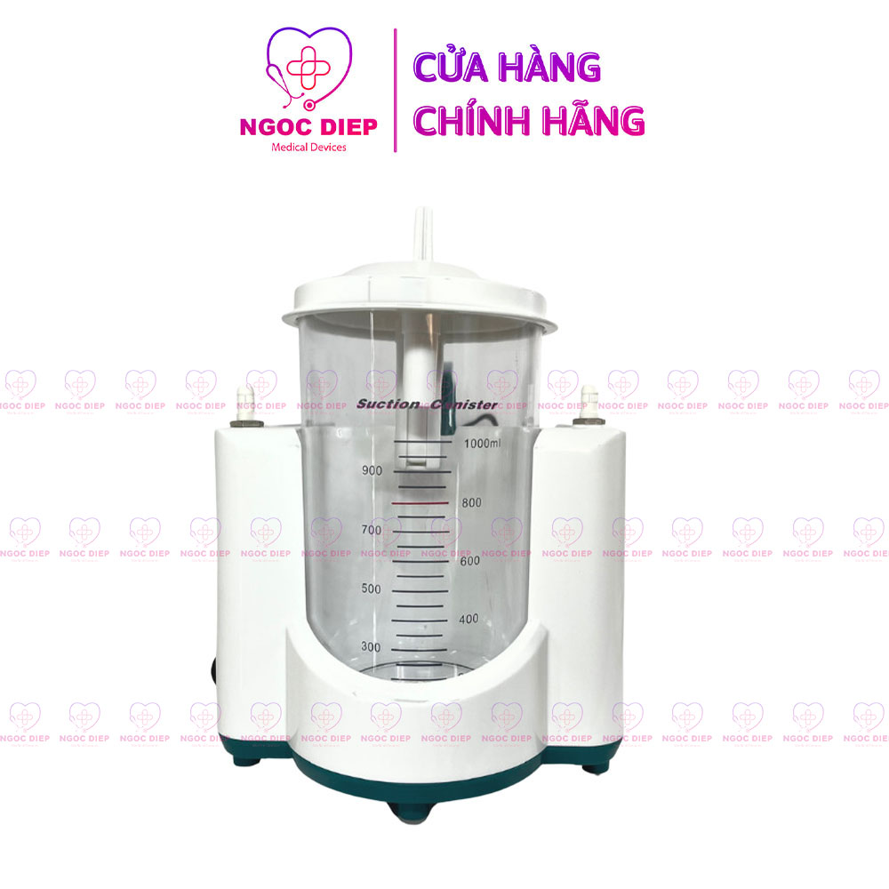 Máy hút dịch 1 bình tích hợp máy xông khí dung OROMI SS-6A - Bộ xông mũi họng 2 trong 1 - Hàng chính hãng