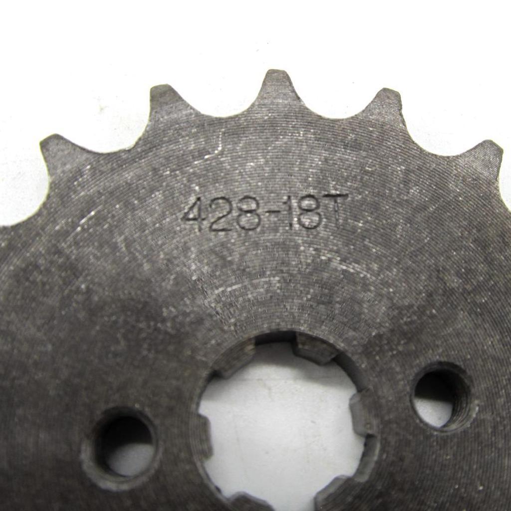 2X 18T 17mm 428 Chain Front Sprocket Cog Quad Dirt Bike ATV Buggy