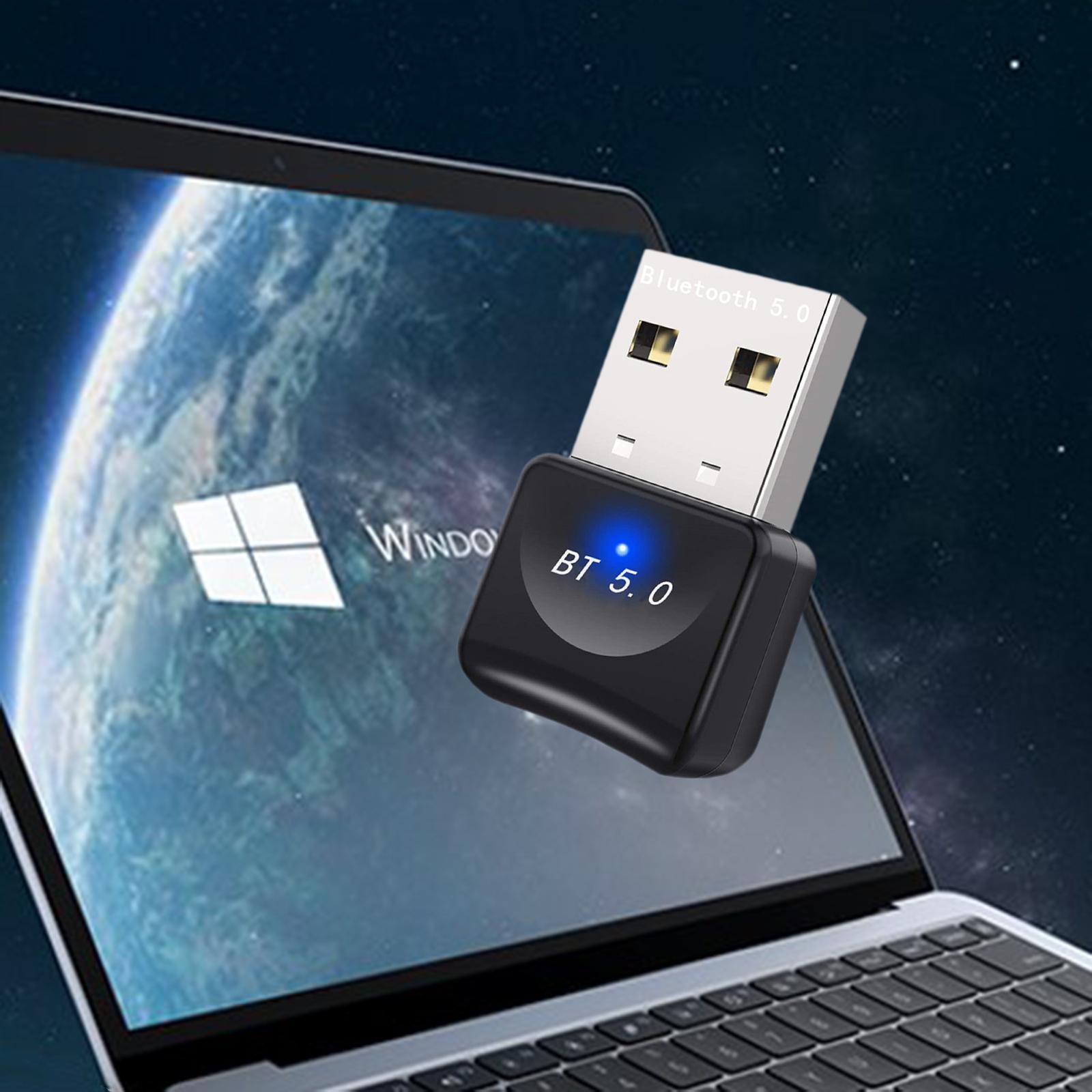 Bluetooth Adapter Plug and Play Audio Receiver for Headphones Computer