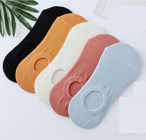 Set 10 đôi tất nữ vớ hài cổ chun, chất cotton mềm mại thoáng khí freesize dùng đi giày cổ thấp