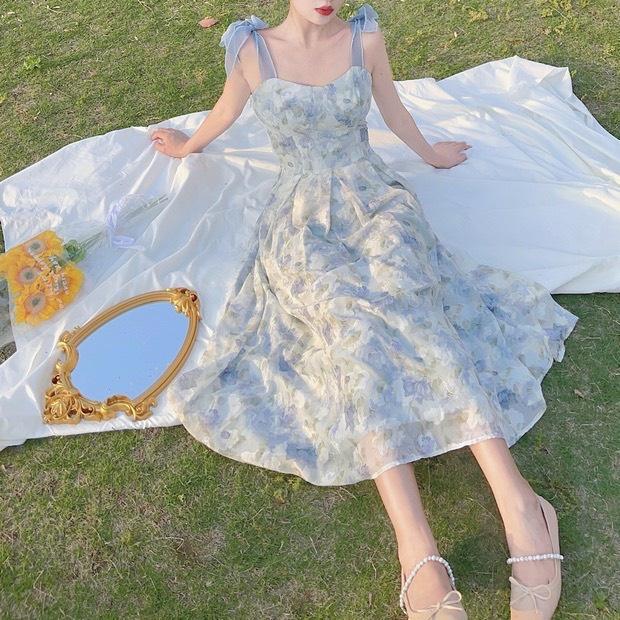 (HCM) ĐẦM XÒE VOAN HOA CÔNG CHÚA SANG CHẢNH , THỜI TRANG QUÝ PHÁI TIỂU THƯ CHO CÁC NÀNG