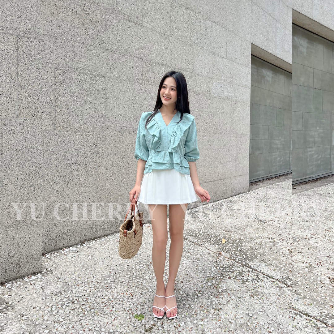 YU CHERRY | Váy Pleated Mini Skirt YV037