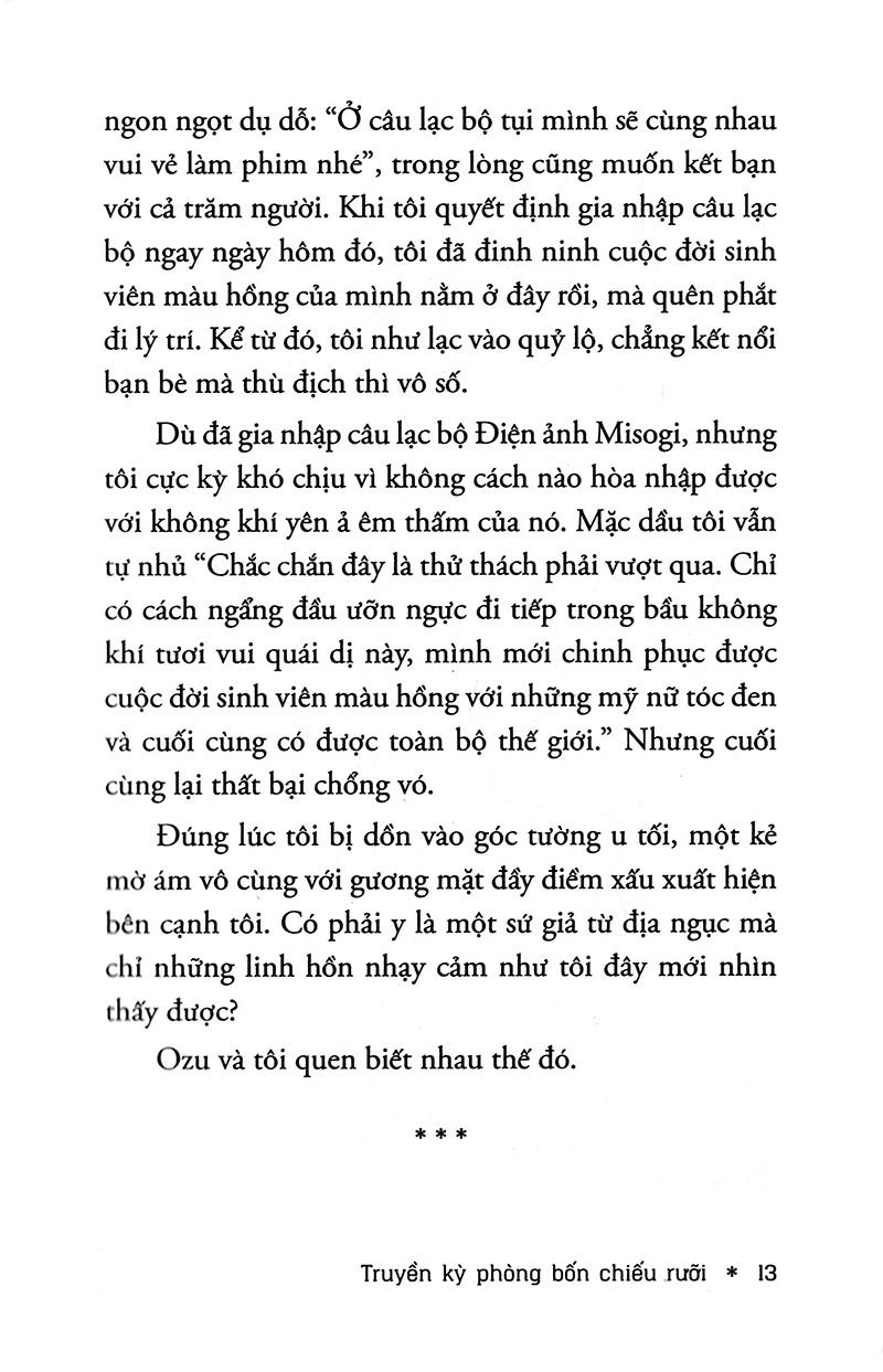 Sách The Tatami Galaxy - Truyền Kỳ Phòng Bốn Chiếu Rưỡi