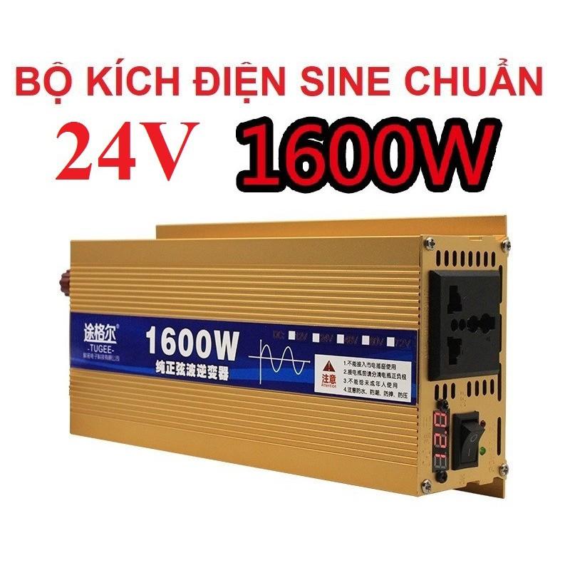 Bộ đổi nguồn 12V/24V  220V 1600W sin chuẩn - Inverter 1600W sine chuẩn