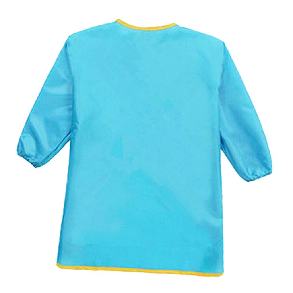Kid Apron Waterproof Smock Long Sleeve Children Apron Cooking Painting Bib