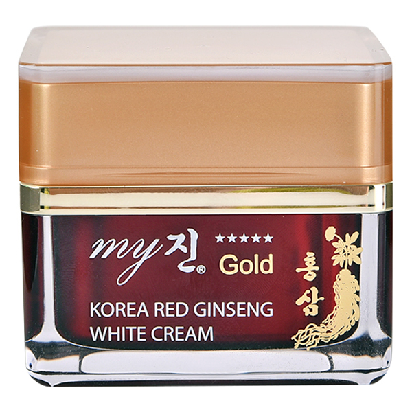 Kem Sâm Dưỡng Ẩm Và Trắng Da My Gold Korea Red Ginseng White Cream (50ml)