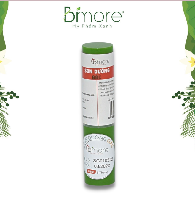 Son dưỡng Gấc Bimore giảm thâm dưỡng ẩm làm hồng môi