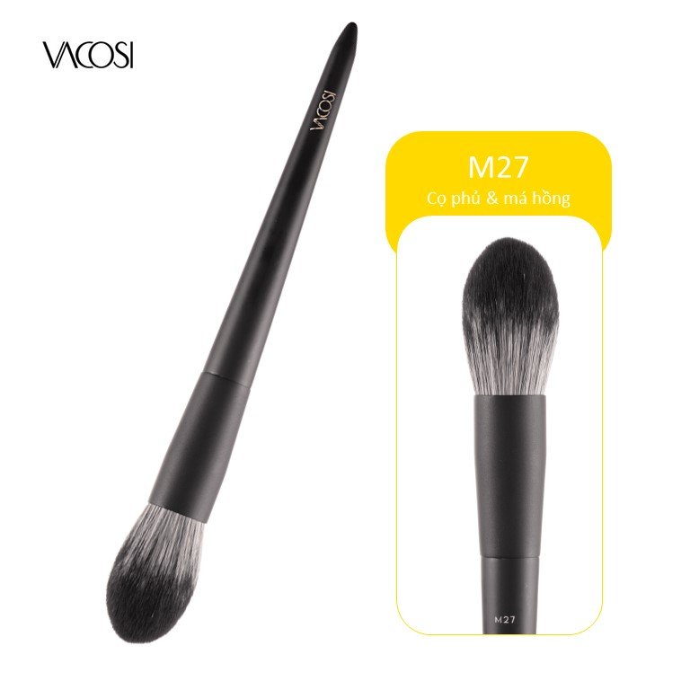 Cọ phủ &amp; má hồng VACOSI - M27-Y24