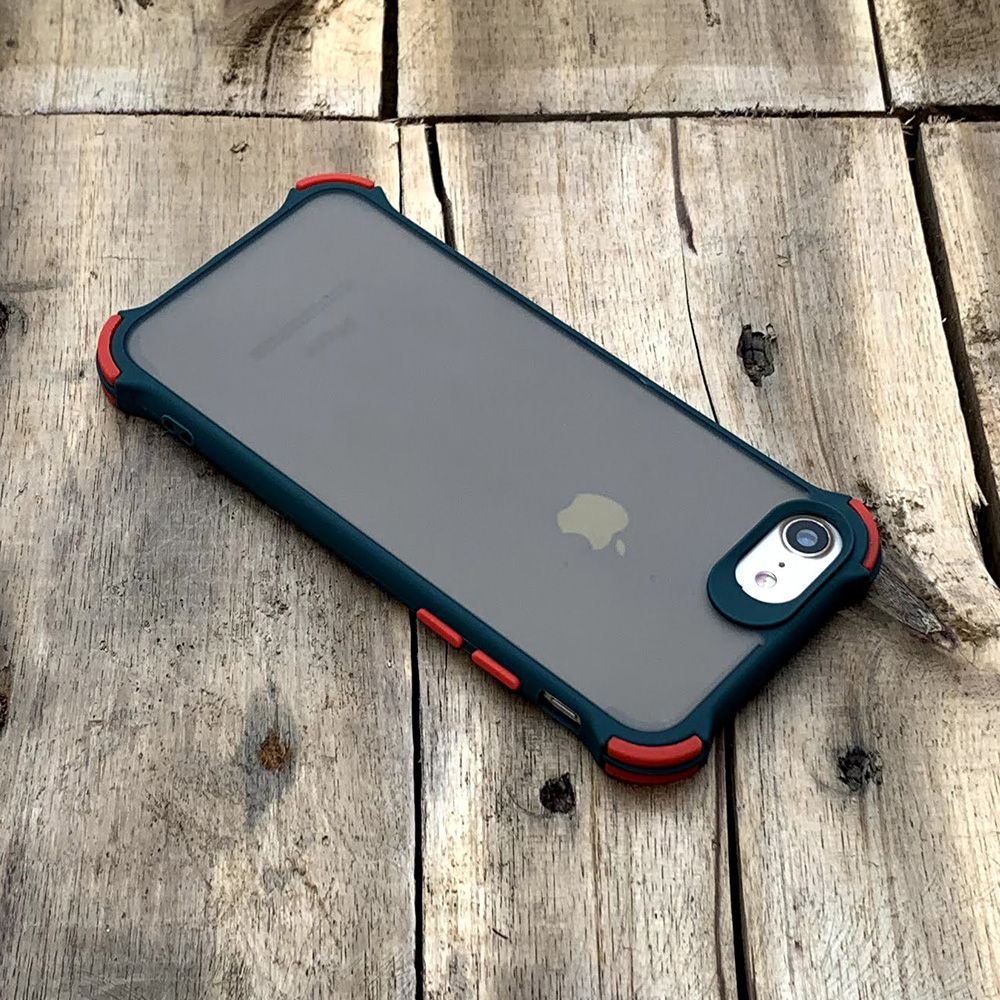 Ốp lưng chống sốc toàn phần dành cho iPhone 7 / 8 / SE 2020 - Màu xanh lá cây đậm