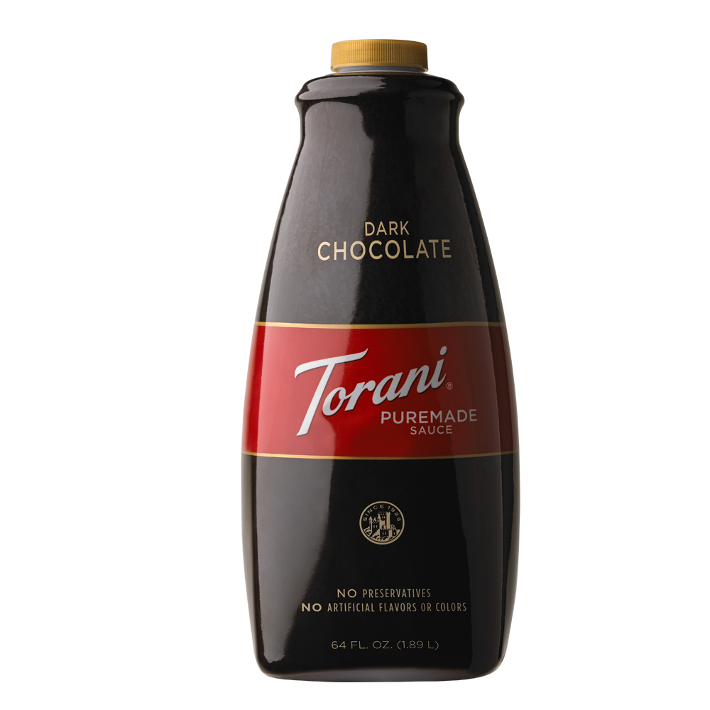 Sốt Socola Đen Torani Puremade Dark Chocolate Flavored Sauce 1,89L Mỹ