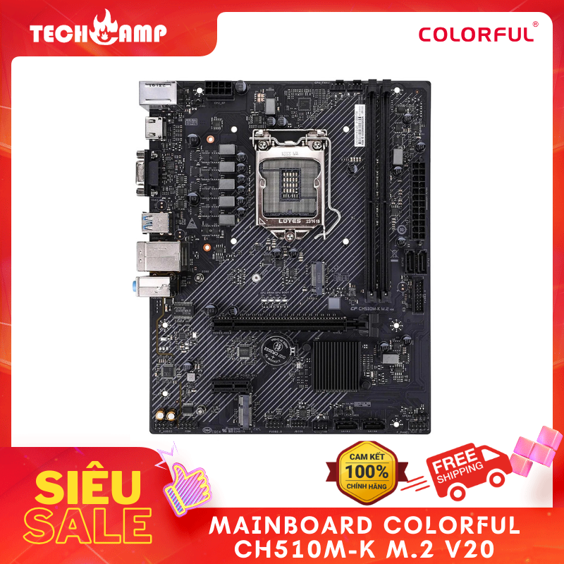 Mainboard Colorful CH510M-K M.2 V20 - Hàng chính hãng